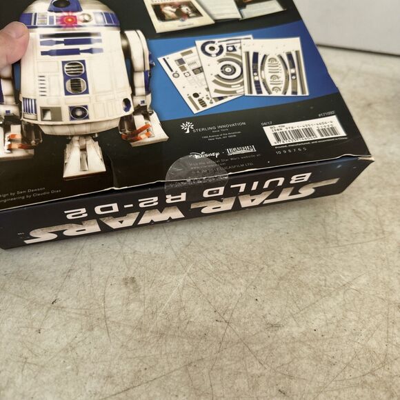Star Wars Build R2-D2 Paper Craft Model Kit Authentic Sound Module LED Lite 12" - Picture 9 of 9
